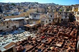 Tanneries traditionnelles.