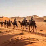 Coucher de soleil à Merzouga