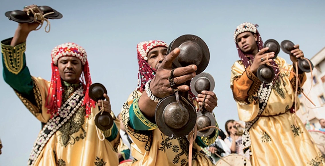 Musiciens Gnaoua traditionnels à Essaouira