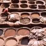Tanneries traditionnelles de Chouara à Fès